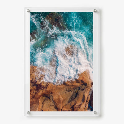 Salt Meets Stone II Acrylic Wall Art Print