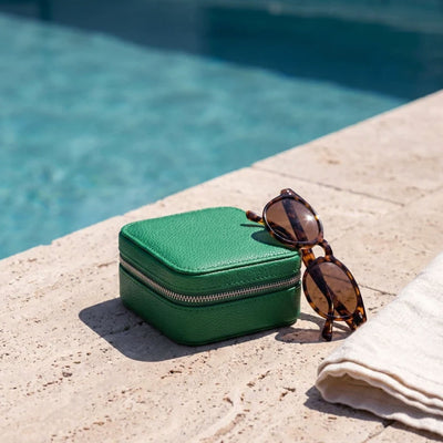 Serelle Monogrammed Travel Jewelry Case Organizer