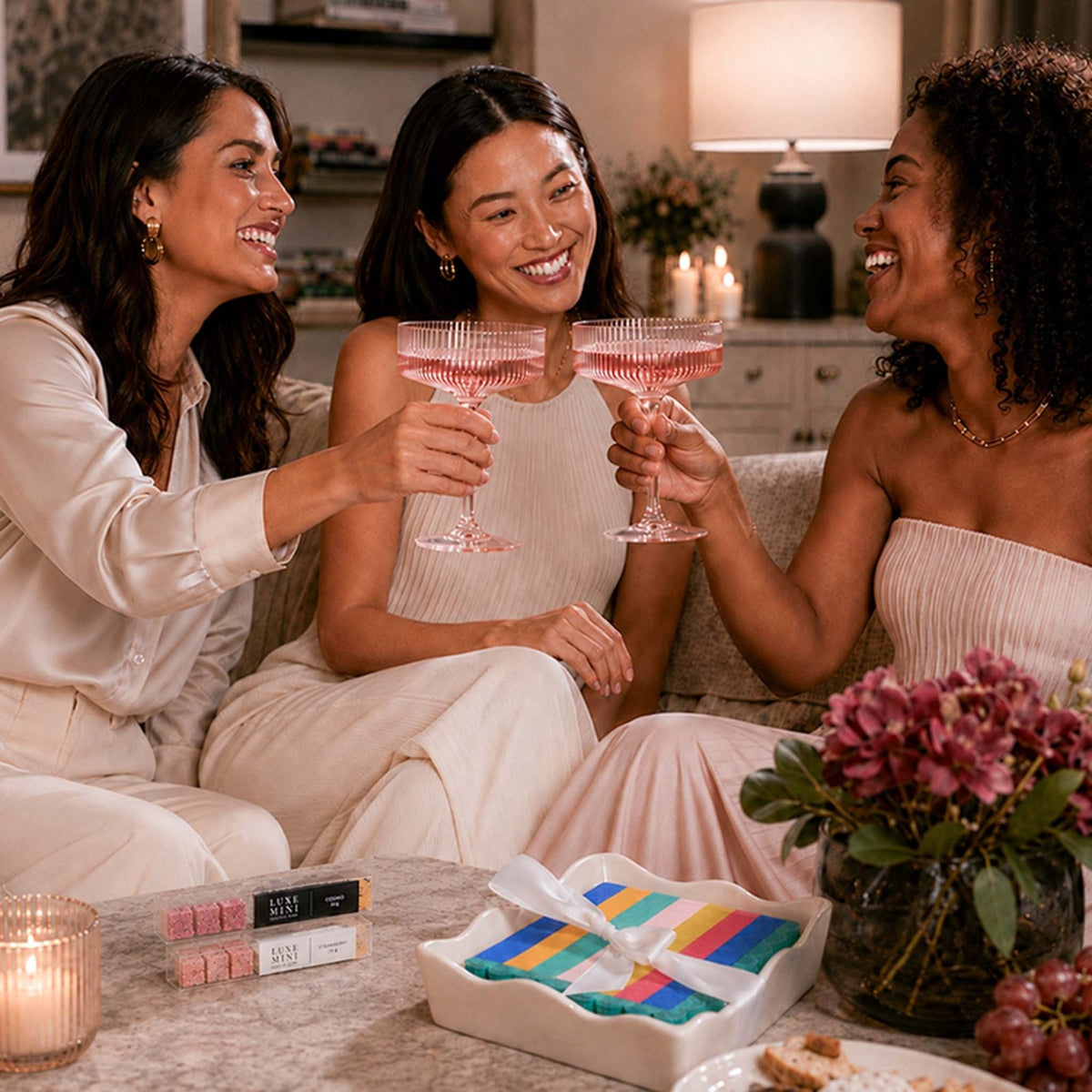 Sip & Celebrate Cocktail Set Gift Basket