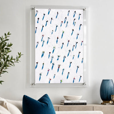 Snow Dots Acrylic Wall Art Print