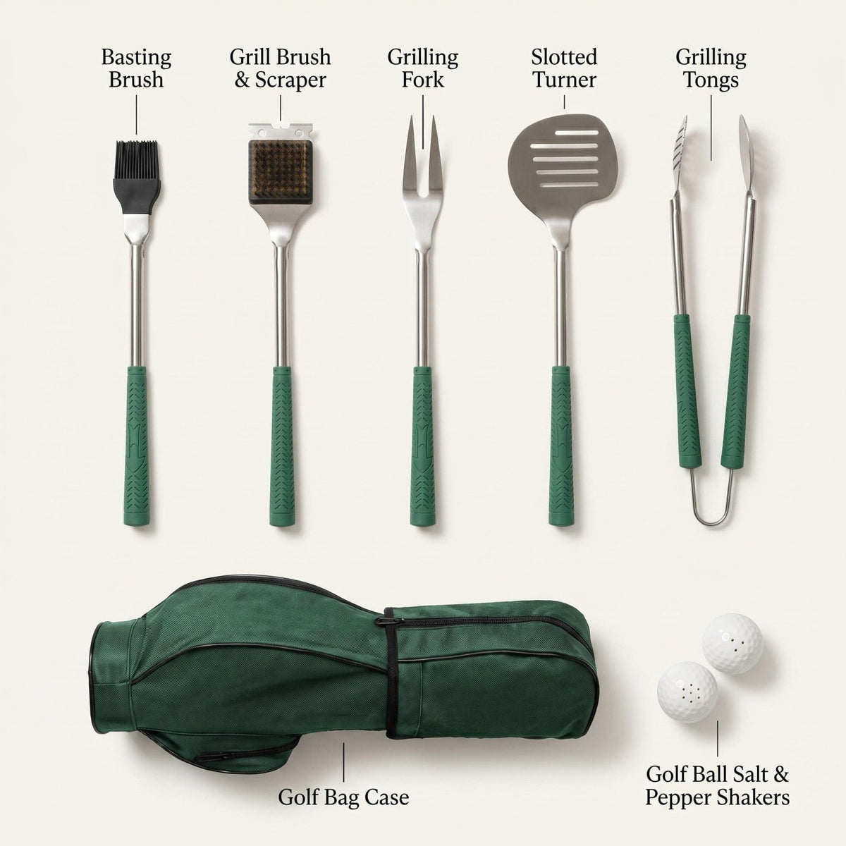 Tee Time Custom Golf BBQ Tools Set