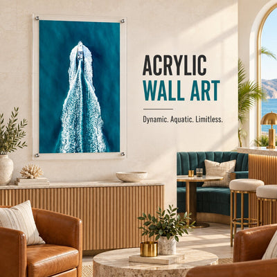 The Getaway Acrylic Wall Art Print - Vertical