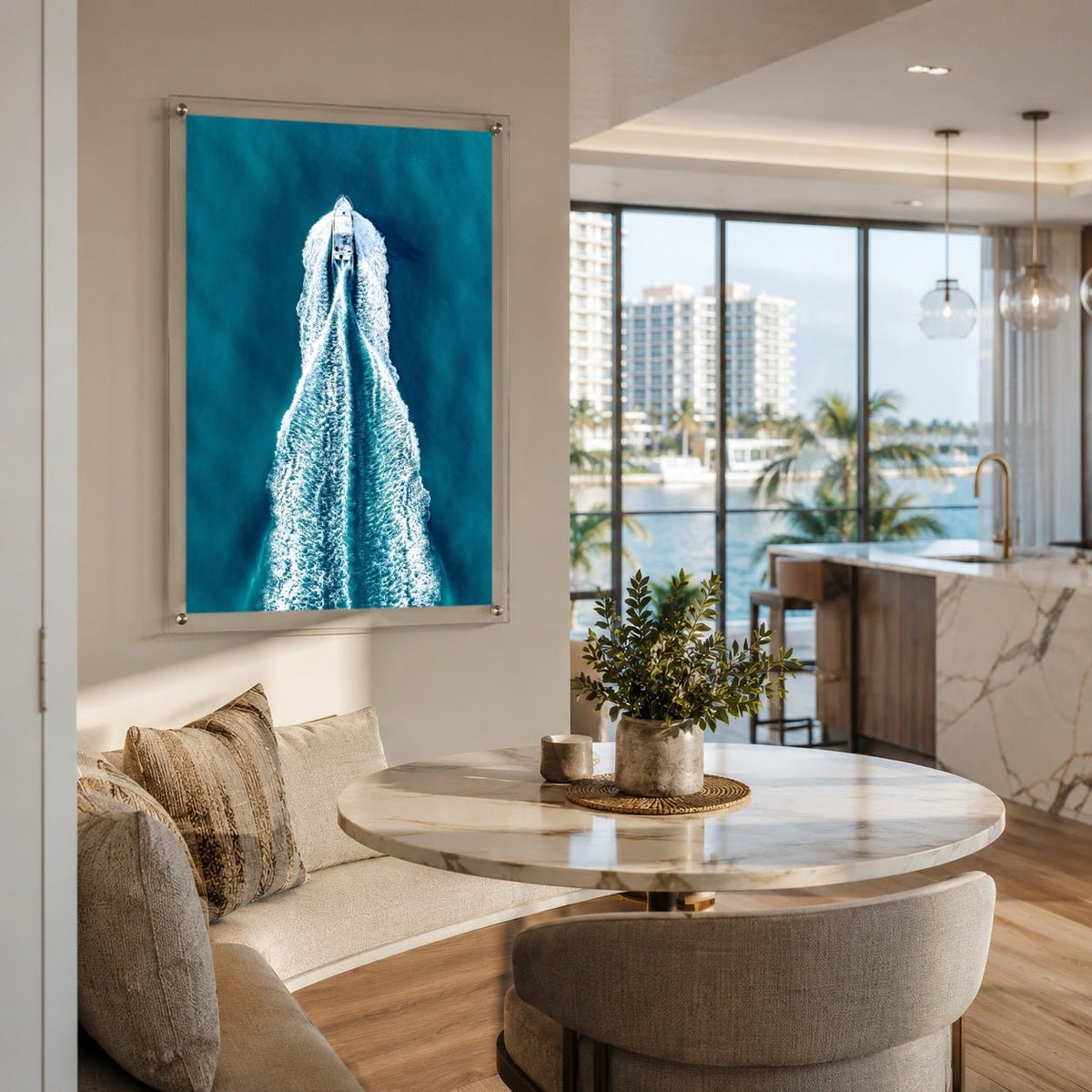 The Getaway Acrylic Wall Art Print - Vertical