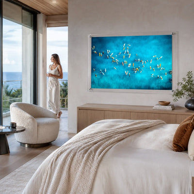 Waiting on the Waves Acrylic Wall Art Print