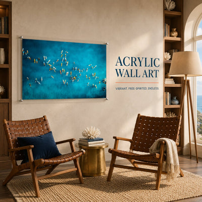 Waiting on the Waves Acrylic Wall Art Print