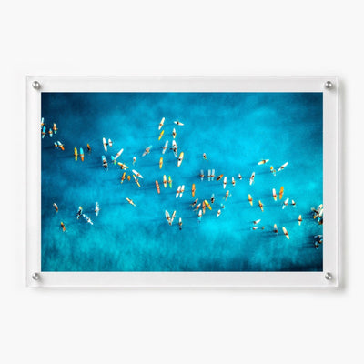 Waiting on the Waves Acrylic Wall Art Print