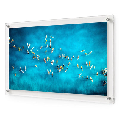Waiting on the Waves Acrylic Wall Art Print