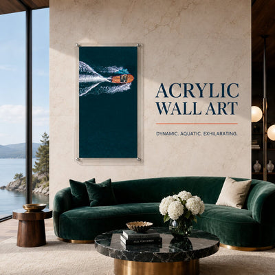 Wake Maker Acrylic Wall Art Print - Vertical